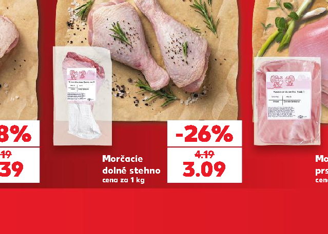Morčacie dolné stehno