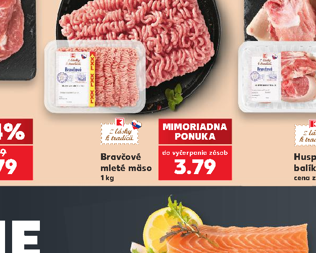 Bravčové mleté mäso