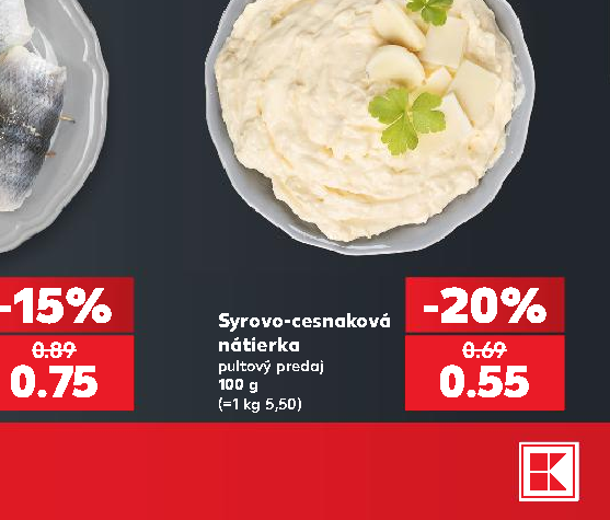 Syrovo-cesnaková nátierka