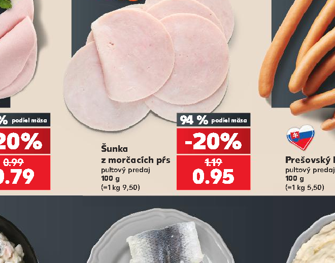 Šunka z morčacích pŕs