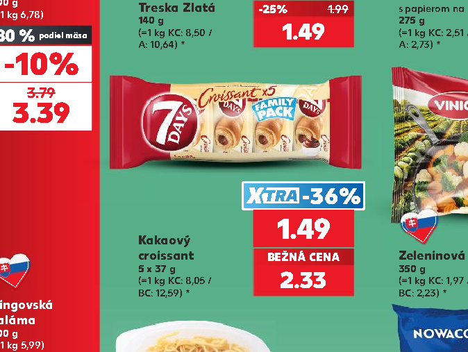 Kakaový croissant