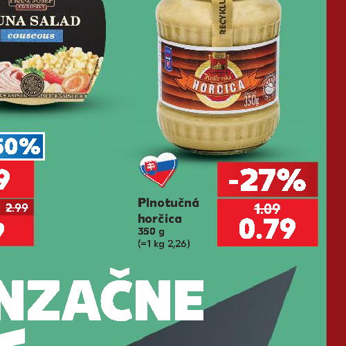 Plnotučná horčica
