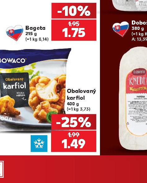 Obaľovaný karfiol