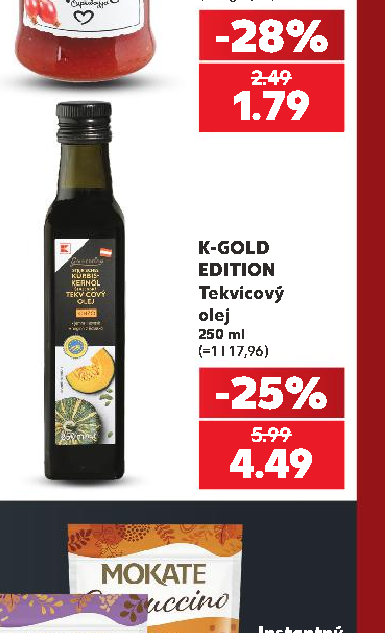 K-GOLD EDITION Tekvicový olej
