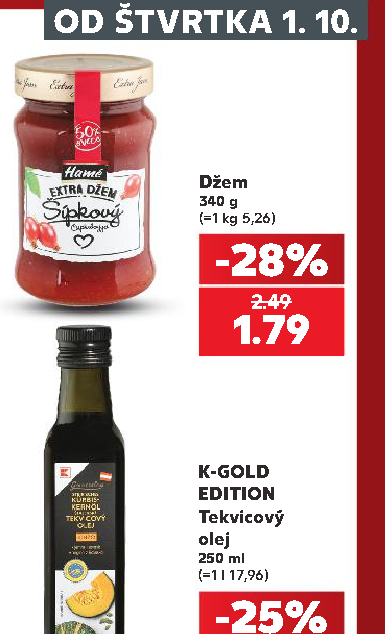 K-GOLD EDITION Tekvicový olej