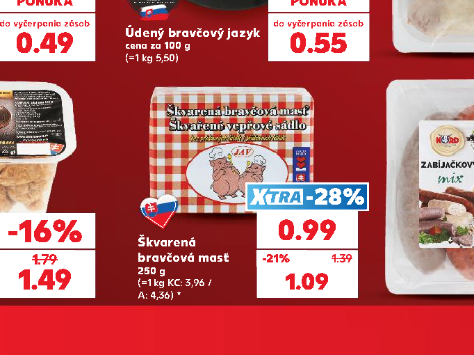 Škvarená bravčová masť