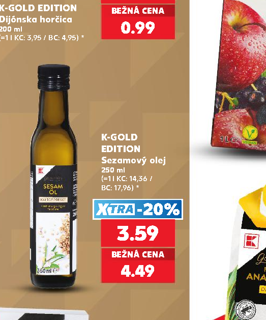 K-GOLD EDITION Sezamový olej