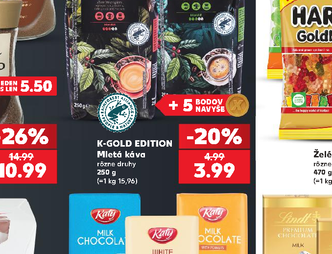 K-GOLD EDITION Mletá káva