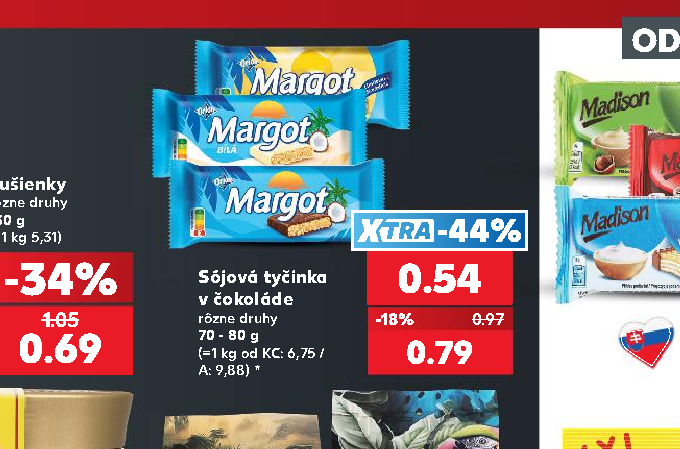 Sójová tyčinka v čokoláde