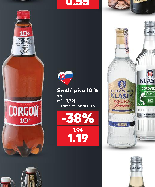 Svetlé pivo 10 %