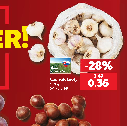 Cesnak biely