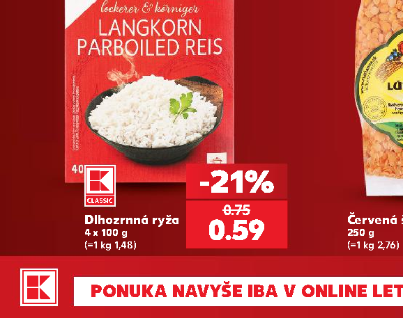 Dlhozrnná ryža