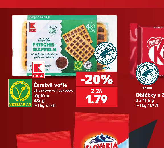 Čerstvé vafle