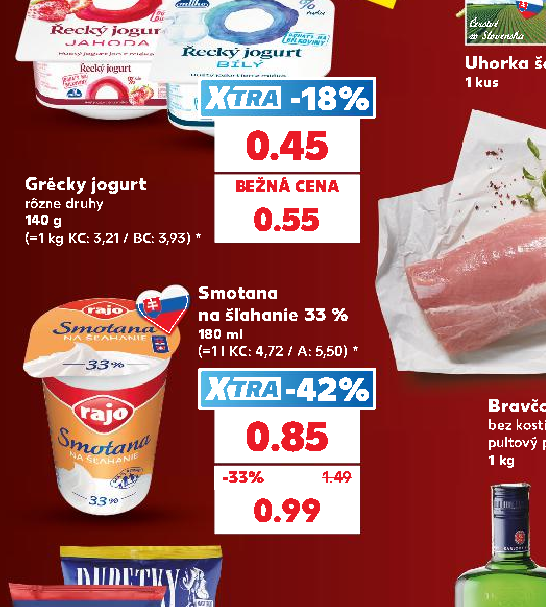 Smotana na šľahanie 33 %