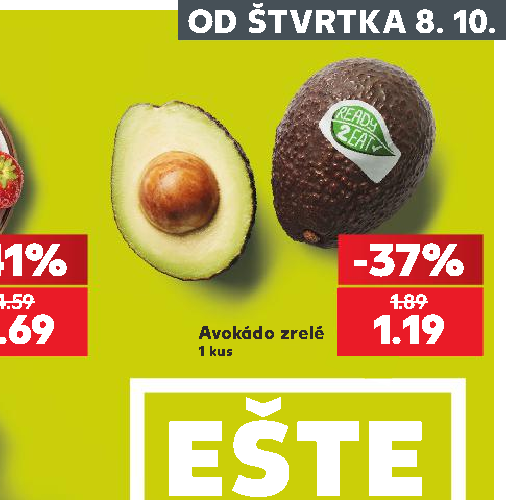 Avokádo zrelé