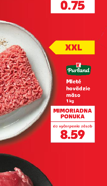 Mleté hovädzie mäso