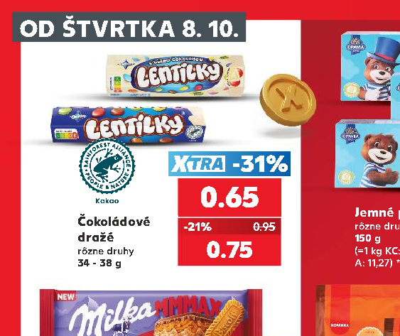 Čokoládové dražé