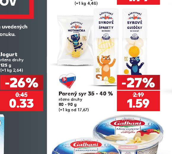Parený syr 35 - 40 %