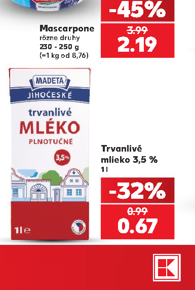 Trvanlivé mlieko 3,5 %