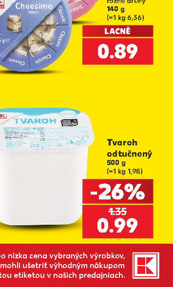 Tvaroh odtučnený
