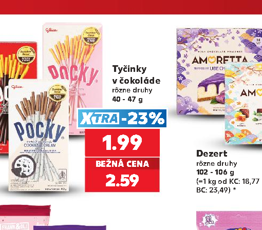 Tyčinky v čokoláde