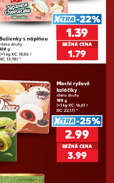 Mochi ryžové koláčiky