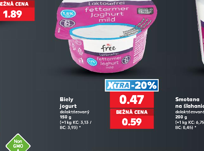 Biely jogurt