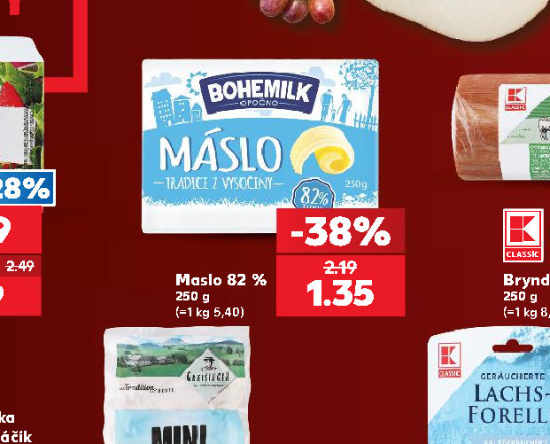 Maslo 82 %