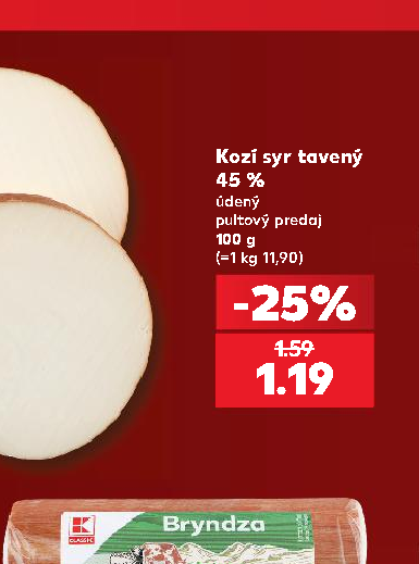 Kozí syr tavený
