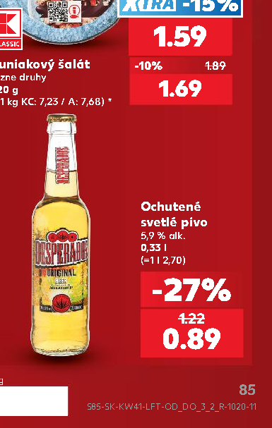 Ochutené svetlé pivo