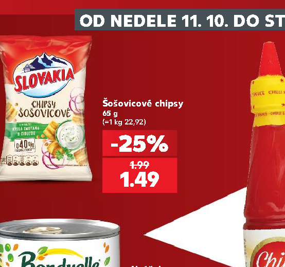 Šošovicové chipsy