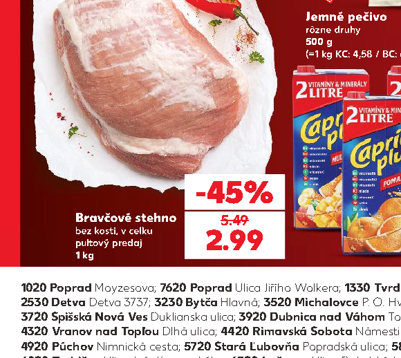 Bravčové stehno
