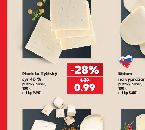 Madeta Tylžský syr 45 %