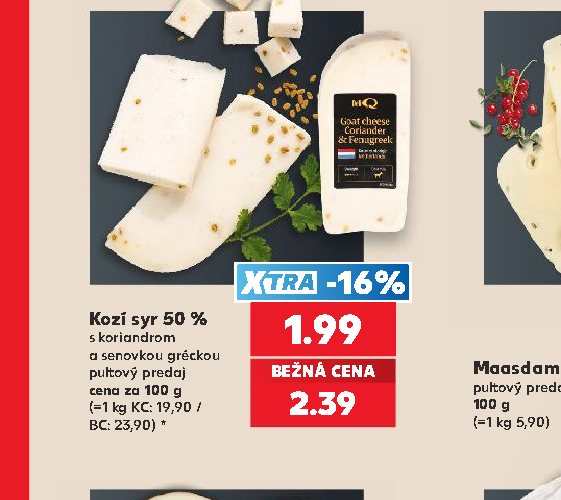 Kozí syr 50 %