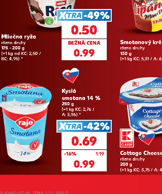 Kyslá smotana 14 %