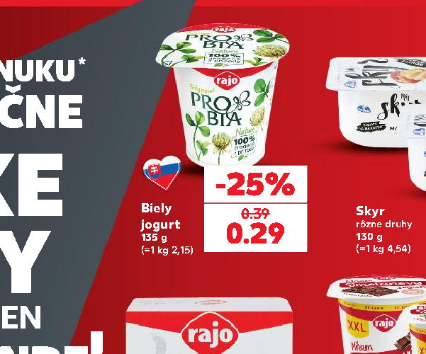 Biely jogurt