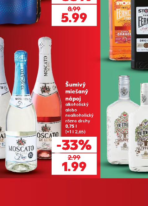 Šumivý miešaný nápoj