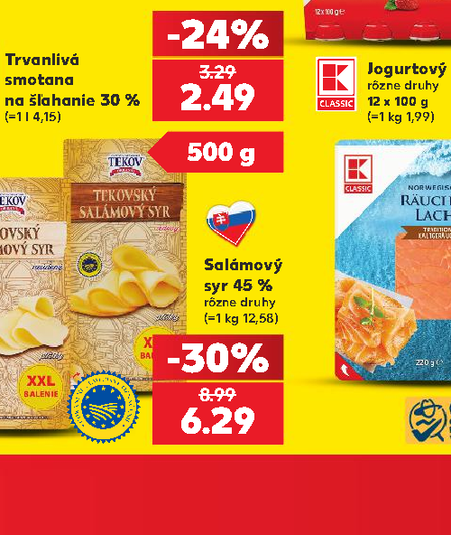 Salámový syr 45 %