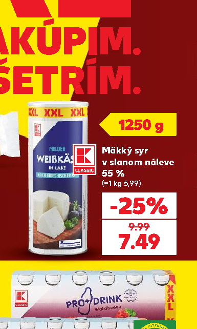 Mäkký syr v slanom náleve