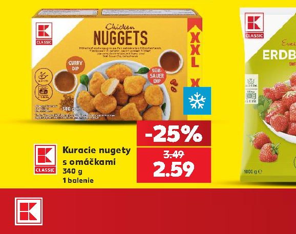 Kuracie nugety s omáčkami