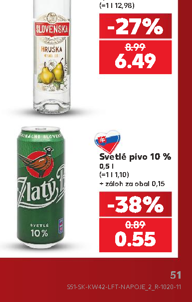 Svetlé pivo 10 %