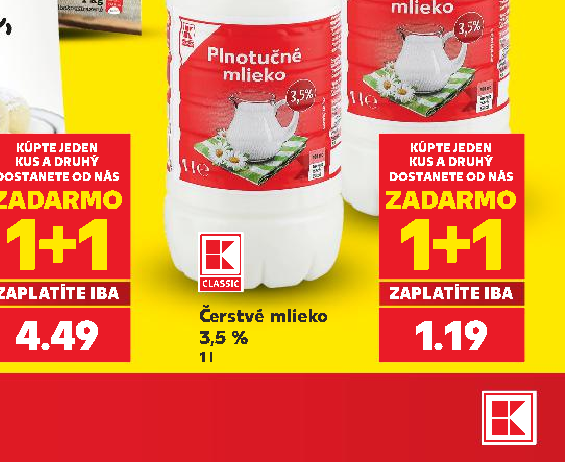 Čerstvé mlieko