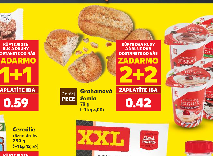 Grahamová PECE žemľa