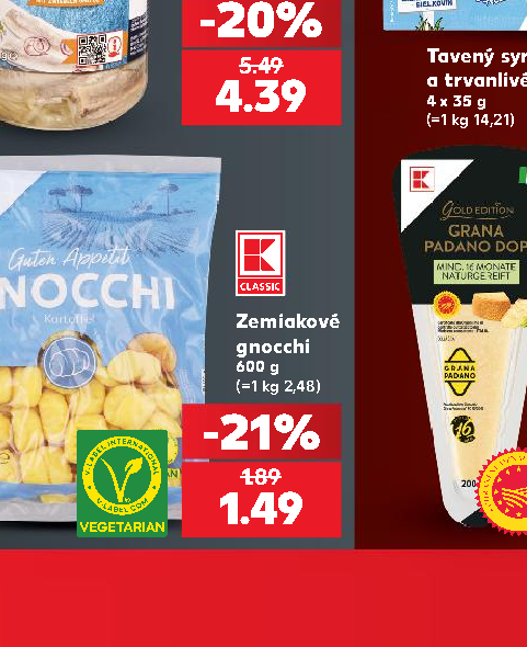 Zemiakové gnocchi