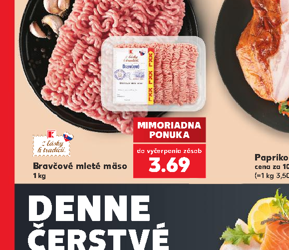 Bravčové mleté mäso