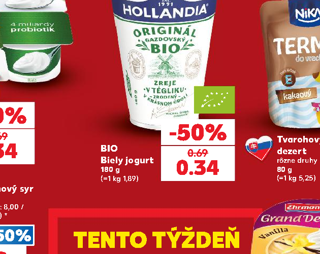 BIO Biely jogurt