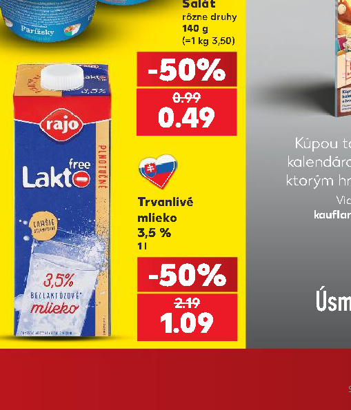 Trvanlivé mlieko