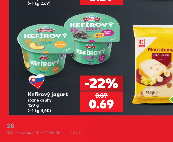 Kefírový jogurt