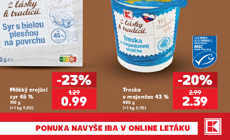 Treska v majonéze 43 %