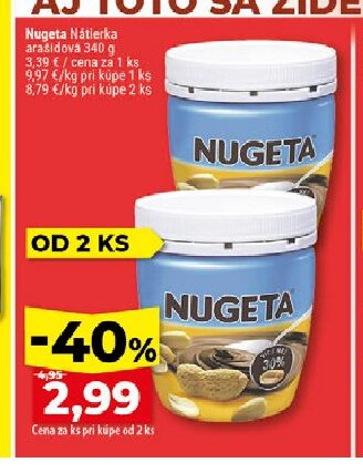 Nugeta Nátierka arašidová